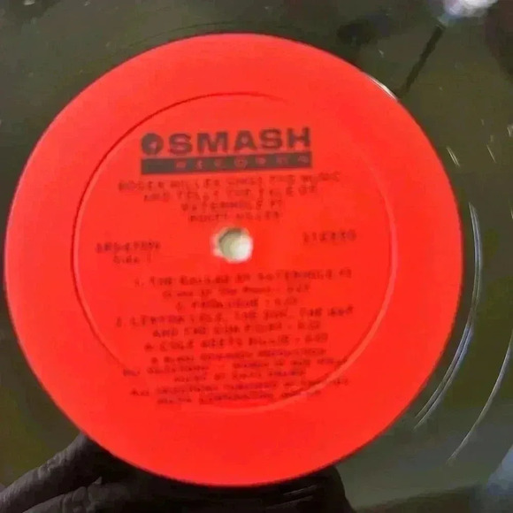Smash Records Vinyl Record - Waterhole #3 - Roger Miller - Red - Picture 6 of 9